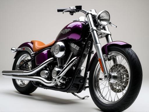 Motorcycle after meticulous detailing, chrome shining